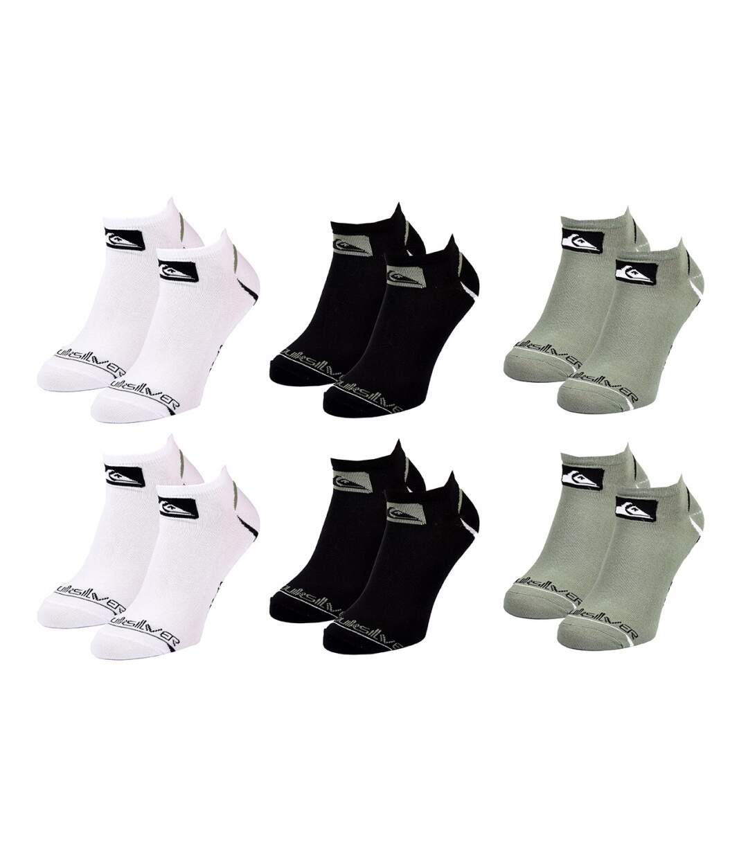 Chaussettes QUIKSILVER SNEAKER - Pack de 6-2