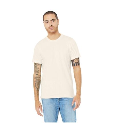 T-shirt Adulte Jaune Pâle Chiné Bella + Canvas