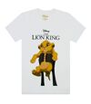 The Lion King Womens/Ladies Circle Of Life Simba T-Shirt (White)