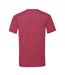 T-shirt Valueweight Adulte Rouge Chiné Rétro Fruit Of The Loom-2