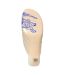 Womens/ladies Quilted Lambs Leather Embroidered Mule Sandals Beige Burberry-4