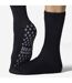 3 Pairs Multipack Mens Slipper Socks with Grips | Non-Slip Thermal Socks-4