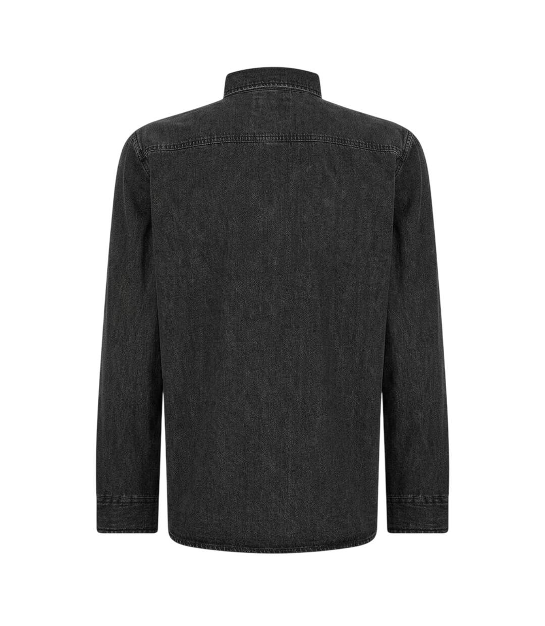 Mens Vail Denim Long-sleeved Shirt Black Calvin Klein-2