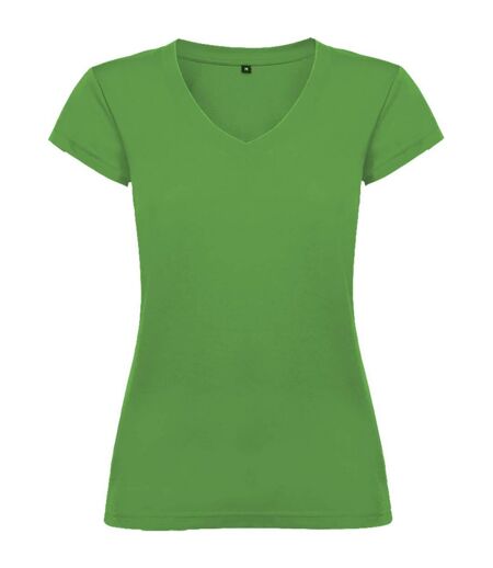 Womens/ladies victoria t-shirt tropical green Roly