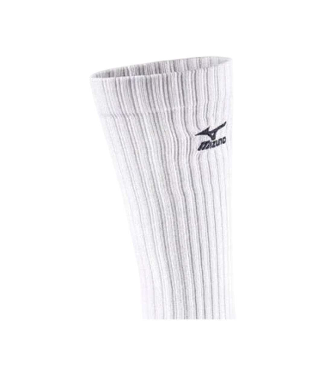 Chaussettes Volley-ball Motif/style Logo Adulte Blanc Mizuno-2