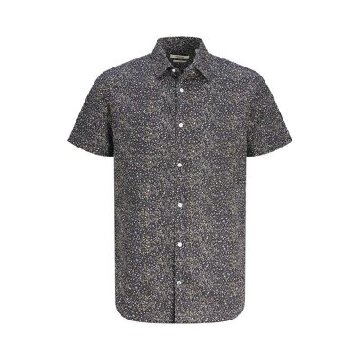 Chemise Greige à Motifs Homme Jack & Jones Blasummer - L