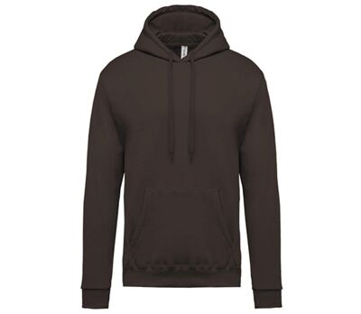 Sweat-shirt à capuche - Unisexe - K476 - marron chocolat