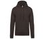 Sweat-shirt à capuche - Unisexe - K476 - marron chocolat-1