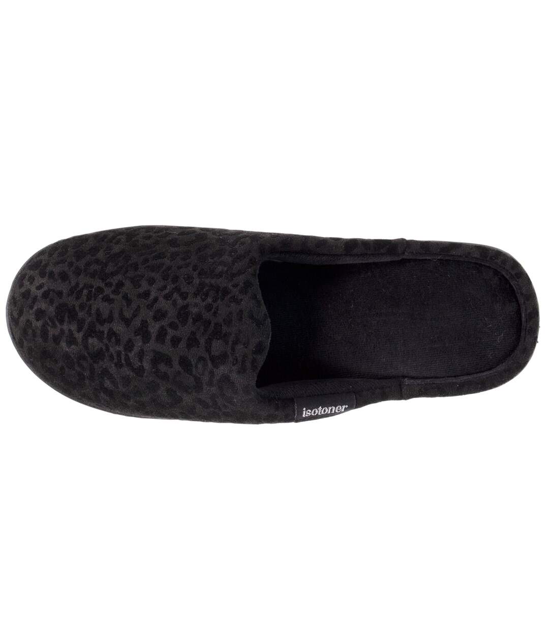 Isotoner Chaussons Mules femme ultra confortables, à mémoire de forme, semelle plateforme de 3,7 cm-2