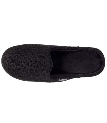 Isotoner Chaussons Mules femme ultra confortables, à mémoire de forme, semelle plateforme de 3,7 cm