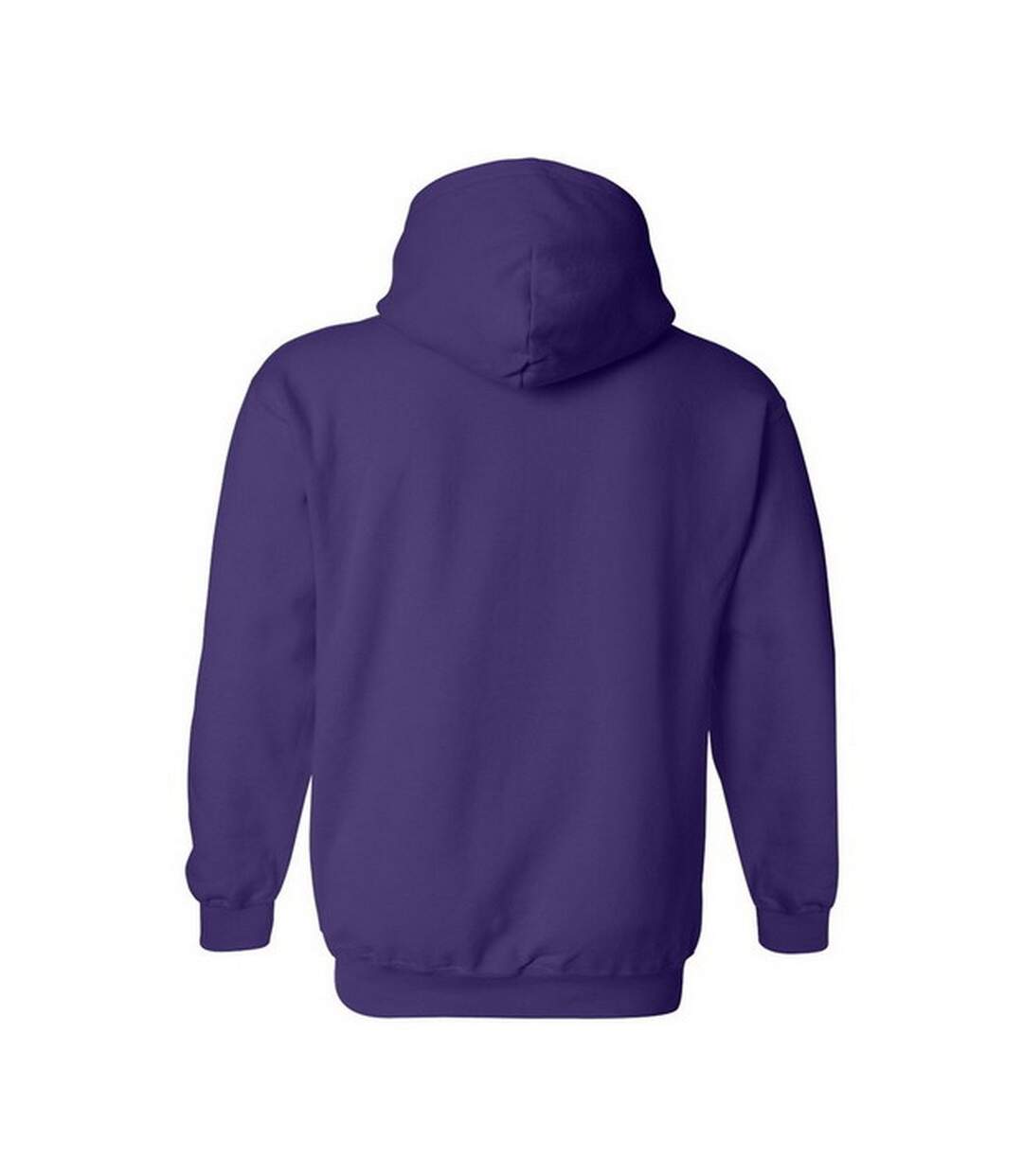 Sweatshirt à capuche unisexe violet foncé Gildan-2