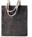 sac en toile de jute teint - KI0226 - noir et naturel