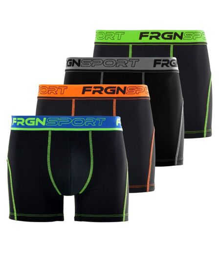 Lot de 4 Boxers homme Aktiv Sport Fluo Freegun