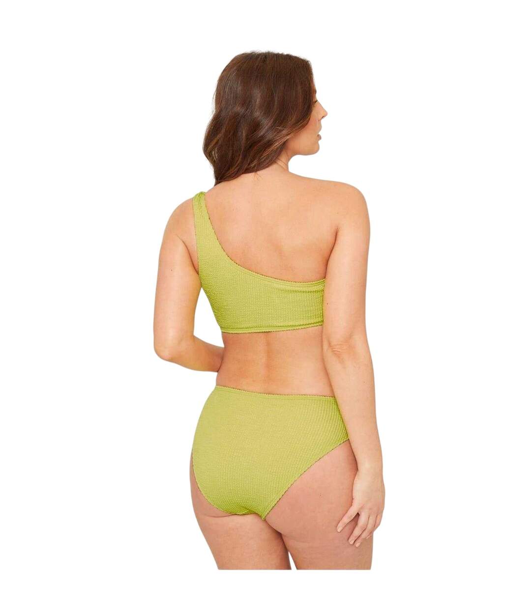 Bas De Maillot De Bain Motif/style Texturé Femme Vert Clair Vif Be You-3
