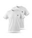 Quiksilver Pack de 2 T Shirts Homme 100% Coton Col Rond ou Col V-3