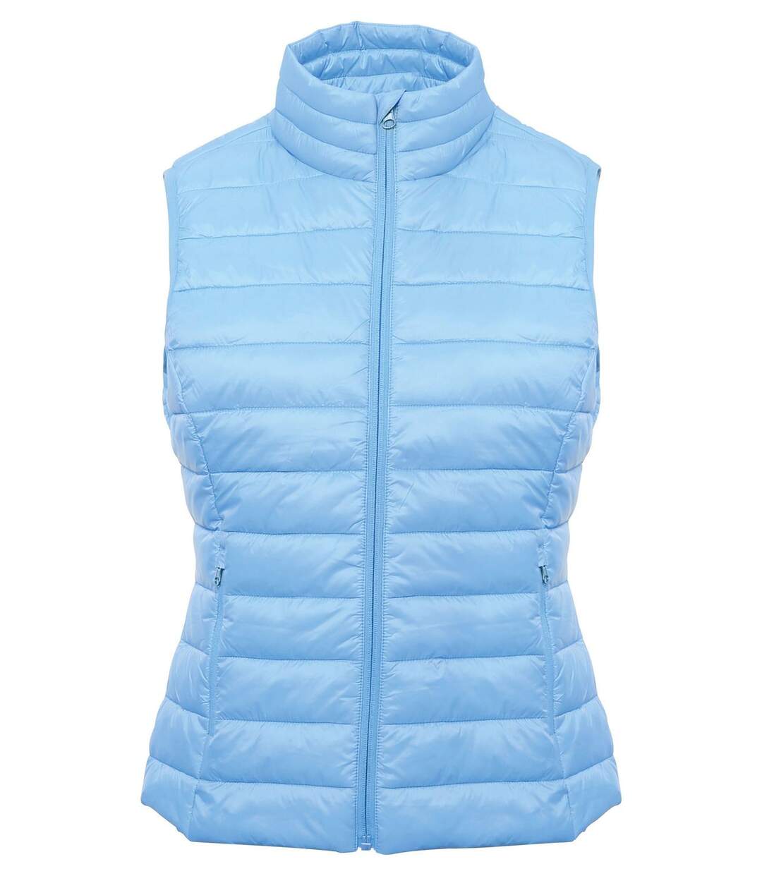 Gilet doudoune rembourré sans manches - femme - TS31F - bleu ciel