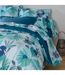 Drap plat percale de coton MOOREA PACIFIC bleu cobalt-3