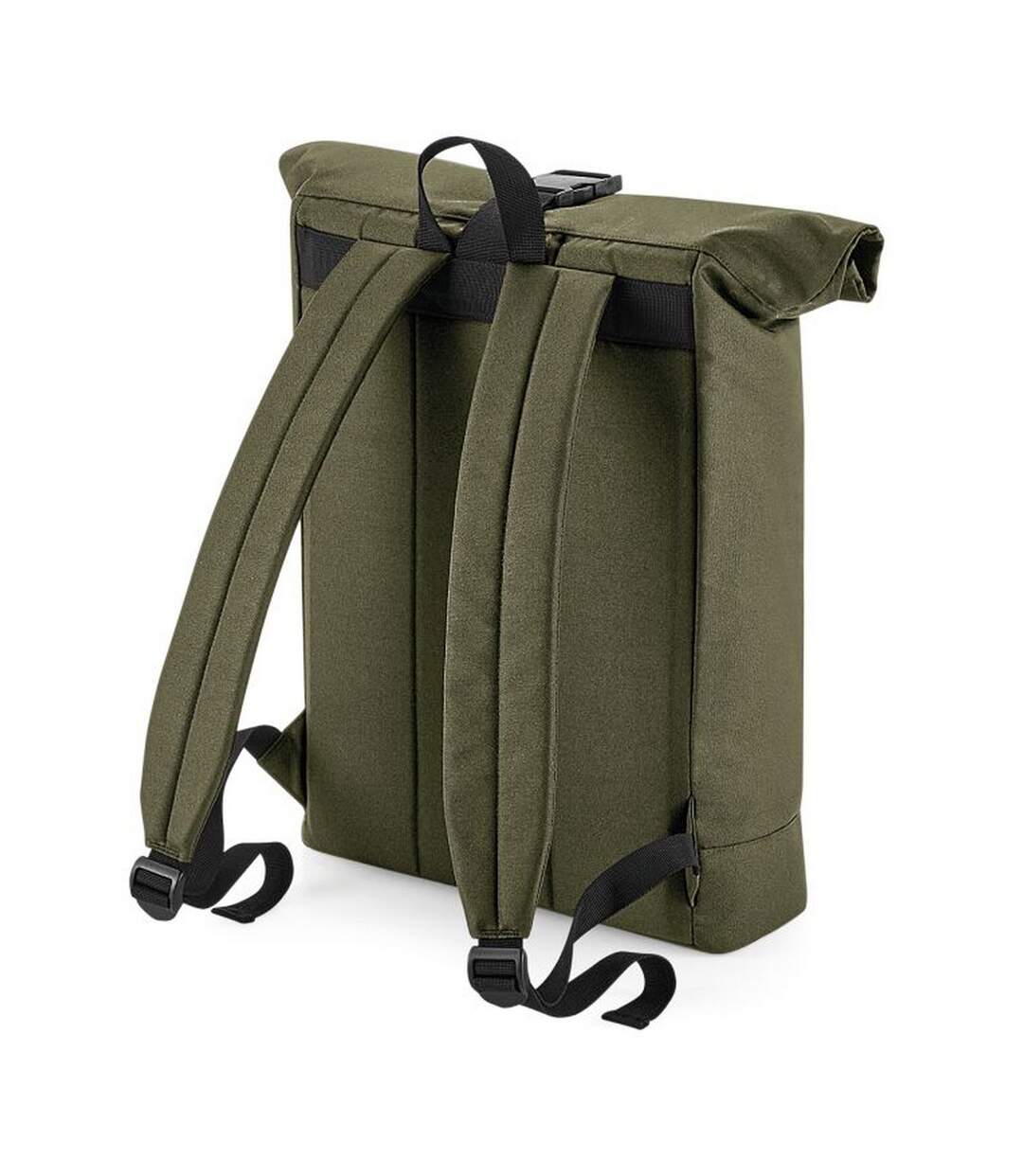 Sac à dos taille unique vert kaki Bagbase-1