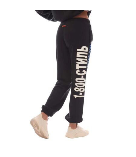 Pantalon de jogging real estate homme noir / blanc Heron Preston