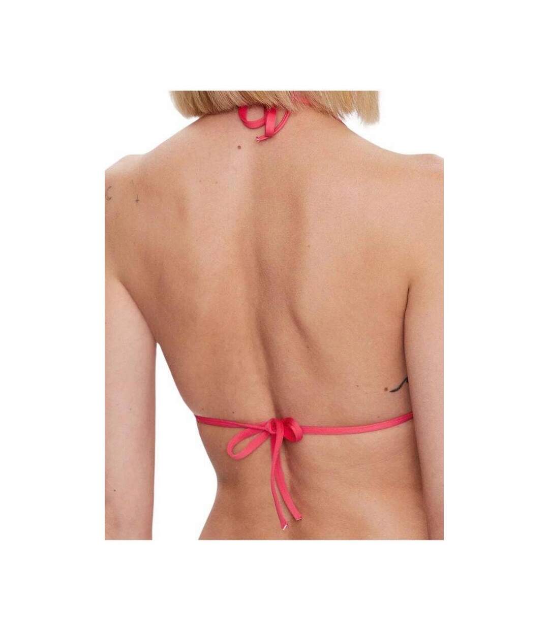 Haut De Maillot De Bain Motif/style Logo Femme Rose Calvin Klein-3