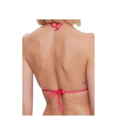 Haut De Maillot De Bain Motif/style Logo Femme Rose Calvin Klein