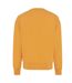 Unisex adult kruger recycled cotton crew neck relaxed fit sweatshirt sundial orange Iqoniq-2