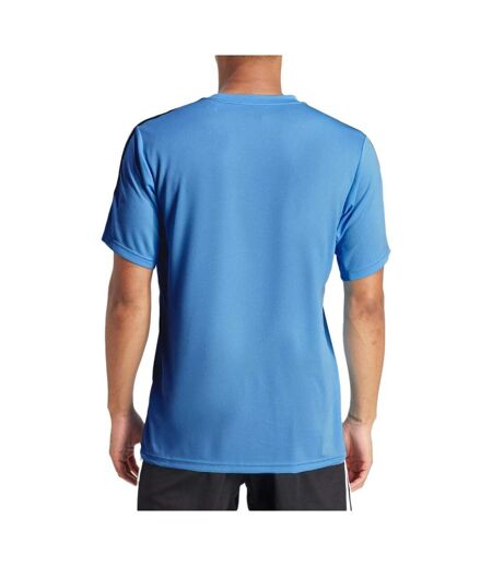 T-Shirt de sport bleu/noir homme adidas base