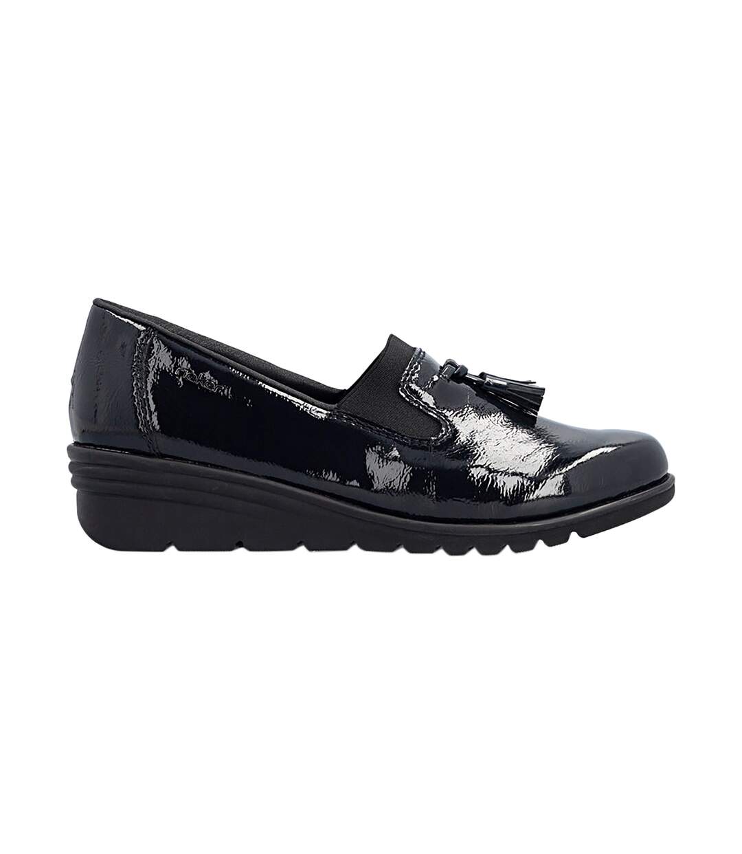 Mocassins Compensé Cuir Rieker SoftLack-2