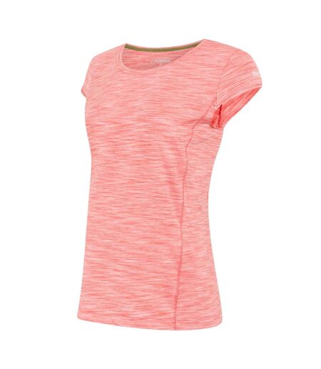 Womens/ladies hyperdimension ii t-shirt peach bloom Regatta