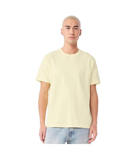 Unisex Adult Washed Canvas Heavyweight T-shirt Buttermilk Bella + Canvas