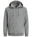 Sweat zippé à capuche - JACK&JONES - Unisexe - JJ3907 - gris clair mélange