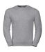 Sweat-shirt Authentique Pour Hommes Coupe Plus Fine Gris Clair Russell-1