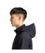 Mens Two Tone Woven Hooded Jacket Black New Balance-4