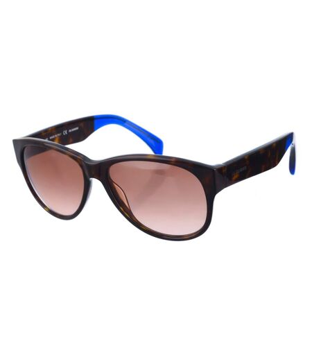 JS725S women's oval-shaped acetate sunglasses