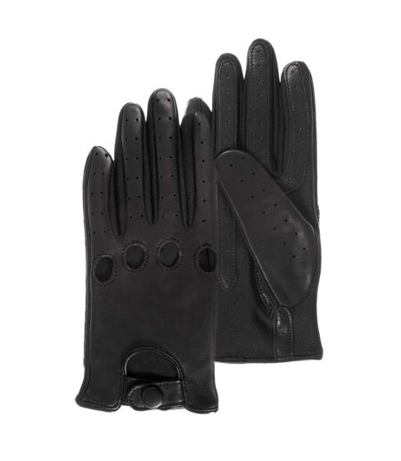 Isotoner Gants femme tactiles en cuir de mouton - non doublés