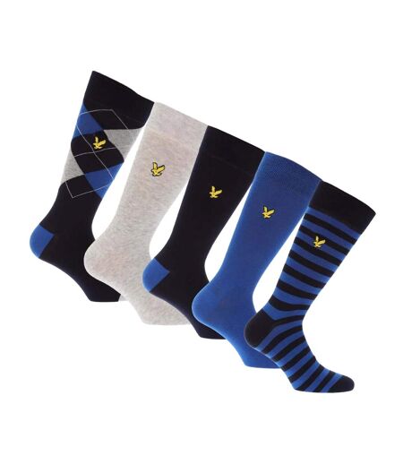 Chaussettes habillées homme bleu Lyle & Scott