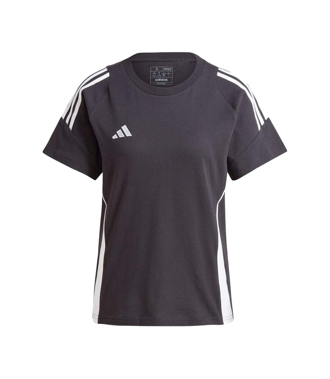 T-shirt Tiro Femme Noir Adidas-2