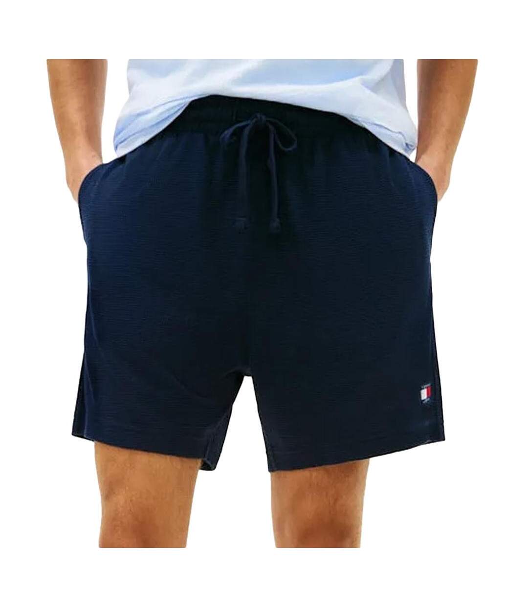 Short marine homme tommy hilfiger tjm waffle-1