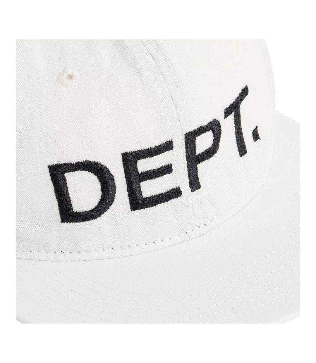Embroidered Logo Cotton Cap White Gallery Dept-4