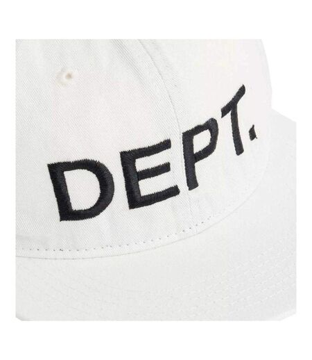 Embroidered Logo Cotton Cap White Gallery Dept