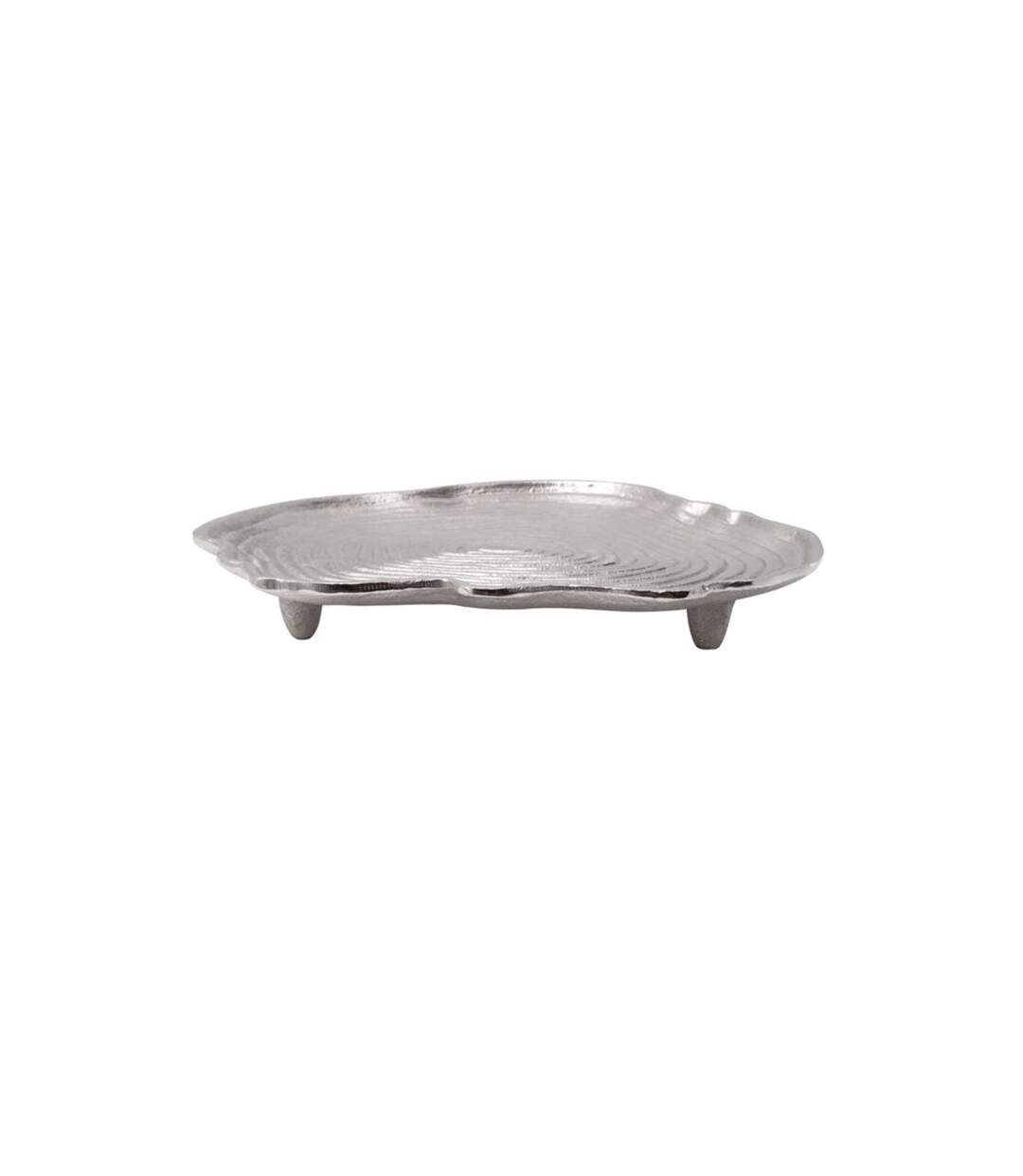 Plateau Décoratif Wood Art 29cm Argent-1