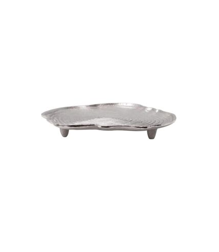 Plateau Décoratif Wood Art 29cm Argent