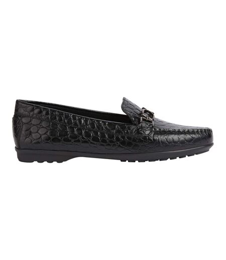 Mocassins elidia femme noir Geox