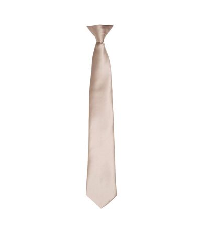 Premier Colors Mens Satin Clip Tie (Oasis Green) (One Size)