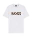 Mens Thompson Logo T-shirt White Boss-1