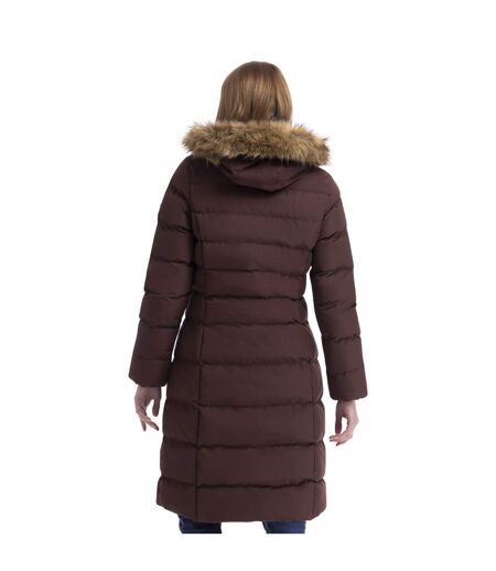 Doudoune Longue Audrey Femme Marron Trespass