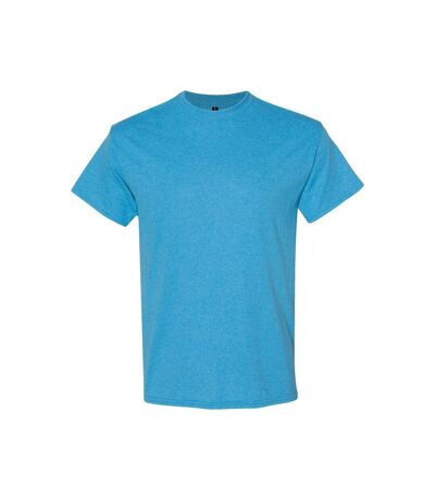 Mens Heavy Cotton T-shirt Sapphire Blue Heather Gildan