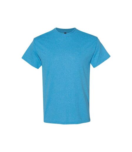 Mens Heavy Cotton T-shirt Sapphire Blue Heather Gildan