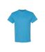Mens Heavy Cotton T-shirt Sapphire Blue Heather Gildan-1