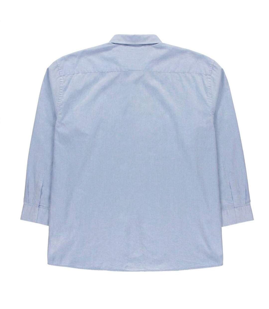 Chemise Manches Longues Motif/style Uni Homme Bleu Ciel Raging Bull-2